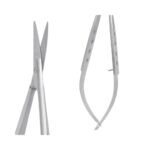 KRUGER Castroviejo Mikro Makas 11.5 cm – Eğri - Görsel 2