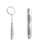 KRUGER Hafifletilmiş Desenli Saplı Ayna - Görsel 2