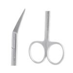 KRUGER Yana Eğri Cerrahi Makas - Görsel 2