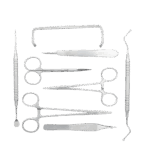 KRUGER 8 Parça Cerrahi Set - Makas Tip Portegü