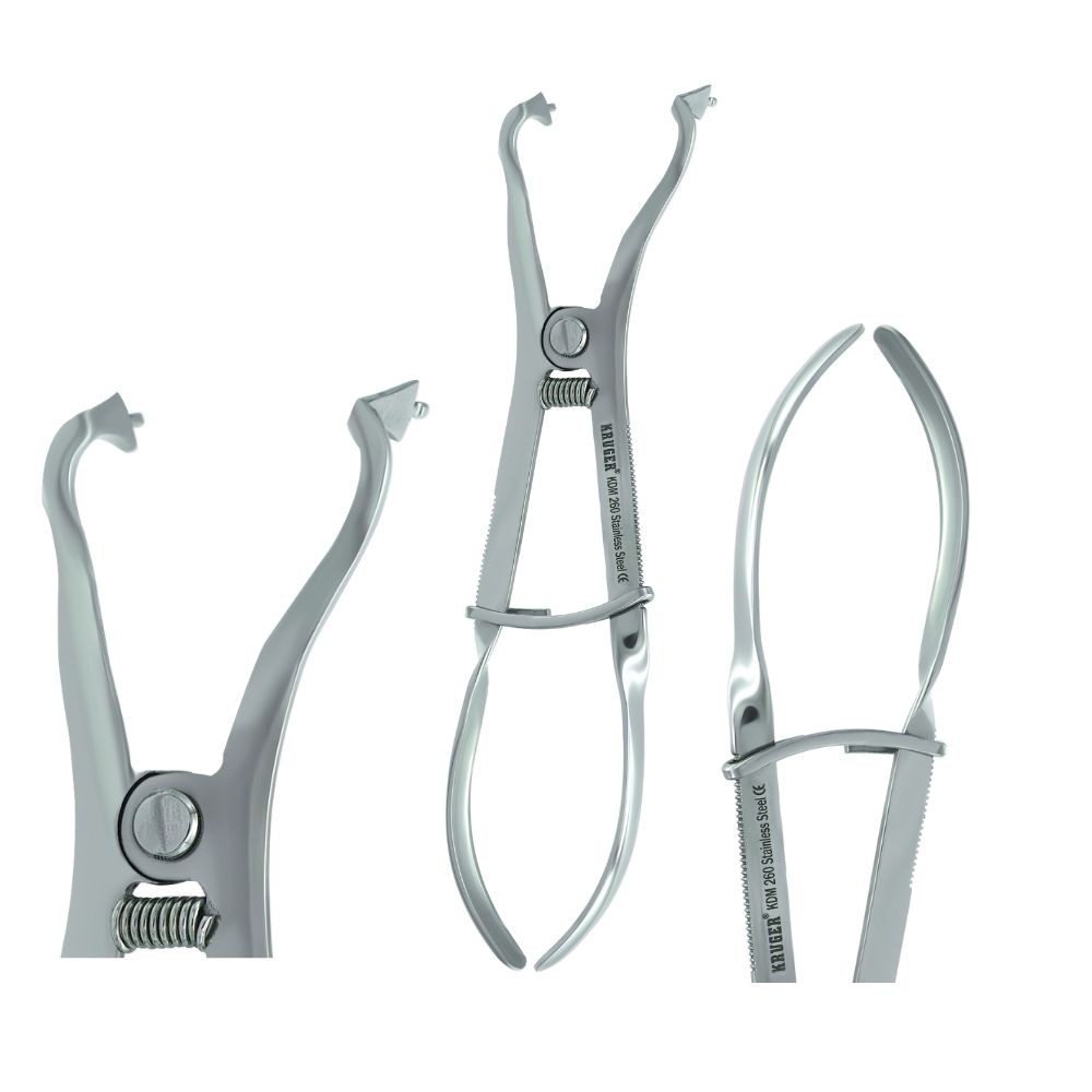 KDM 260 KRUGER Rubber Dam Clamp Taşıyıcı - Görsel 1