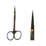 KRUGER BLACK Serisi Iris Cerrahi Makas 11,5 cm – Eğri