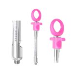 KRUGER Renkli Aspirelli Karpül Şırıngası - Pembe / Anestezi