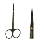 KRUGER BLACK Serisi Iris Cerrahi Makas 11,5 cm – Eğri