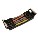 KRUGER 5’li Plastik Kompozit Set – Otoklavlanabilir / Siyah