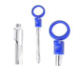 KRUGER Renkli Aspirelli Karpül Şırıngası – Mavi / Anestezi