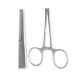 KRUGER Dişli Hemostatik Pens Düz – Clamp / Halstead-Mosquito 12.5 cm