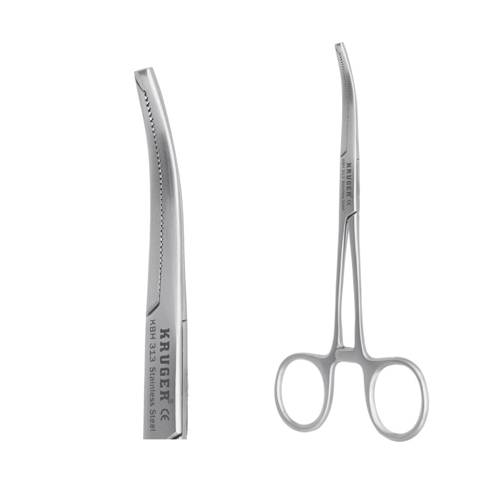 KBH20313.jpg KRUGER Dişli Hemostatik Pens Düz – Clamp / Halstead-Mosquito - Görsel 1