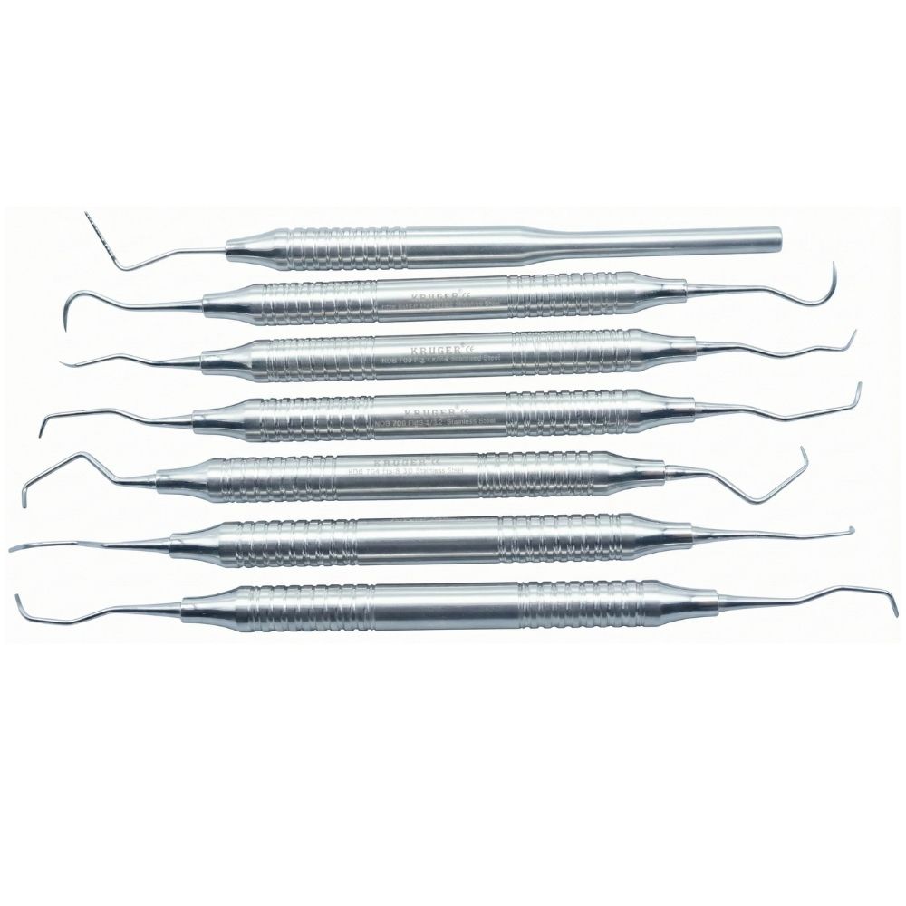 KCS20007.jpg KRUGER Periodontal Gracey Küret Set – 7 Parça - Görsel 1