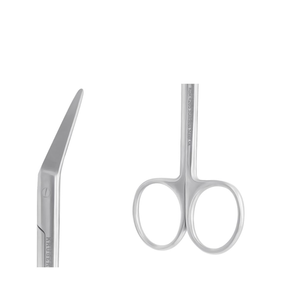 KDA204265.jpg KRUGER Sütur Makası 11,5 cm – Eğri - Görsel 1