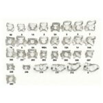 Kruger Rubber Dam Clamp Set – 31 Parça